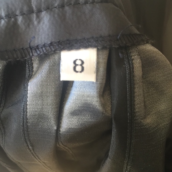 Black on black muted/metallic long full skirt - Picture 3 of 4